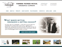 Tablet Screenshot of farmerspioneer.com
